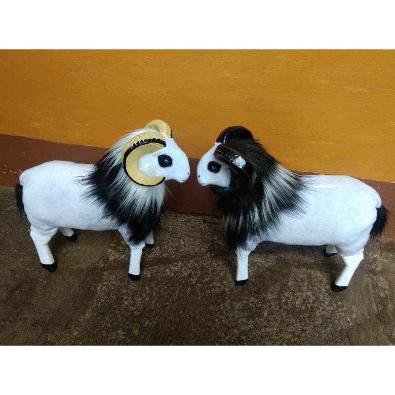 PROMO DISKON BONEKA DOMBA GARUT ADU JANTAN SAOUVENIR MINIATURE BOBEKA DOMBA ADU (MAINAN)