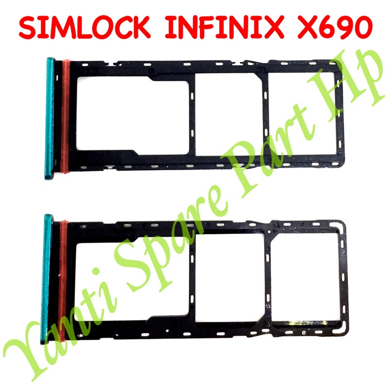 Simtray Sim Lock Infinix Note 7 X690 Original Terlaris New