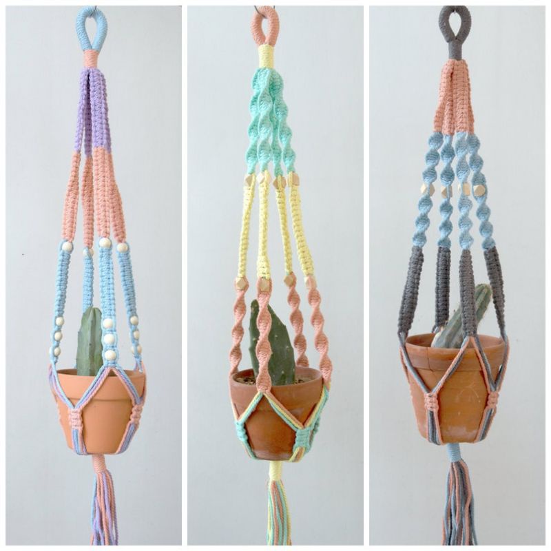 Gantungan Pot Macrame Aesthetic Part 2