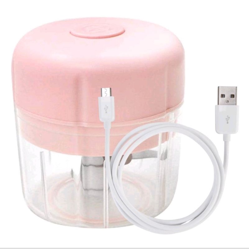 MINI CHOPPER PORTABLE ELEKTRIK RECHARGEABLE USB / USB MINI CHOPPER  / PORTABLE MINI BLENDER FOOD PROCESSOR