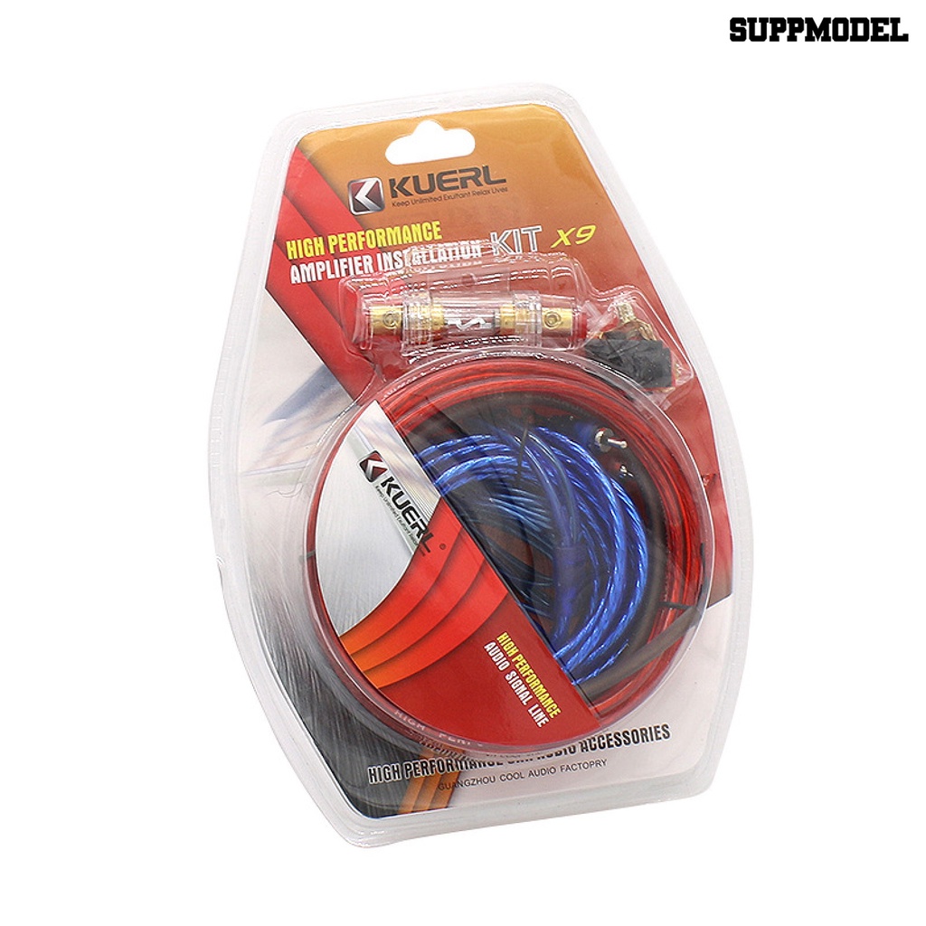 [SM] 1set Kabel Speaker High Fidelity Stabil Data Transmisi Universal 60A Kabel Audio Ampilifier Mobil Untuk Subwoofer