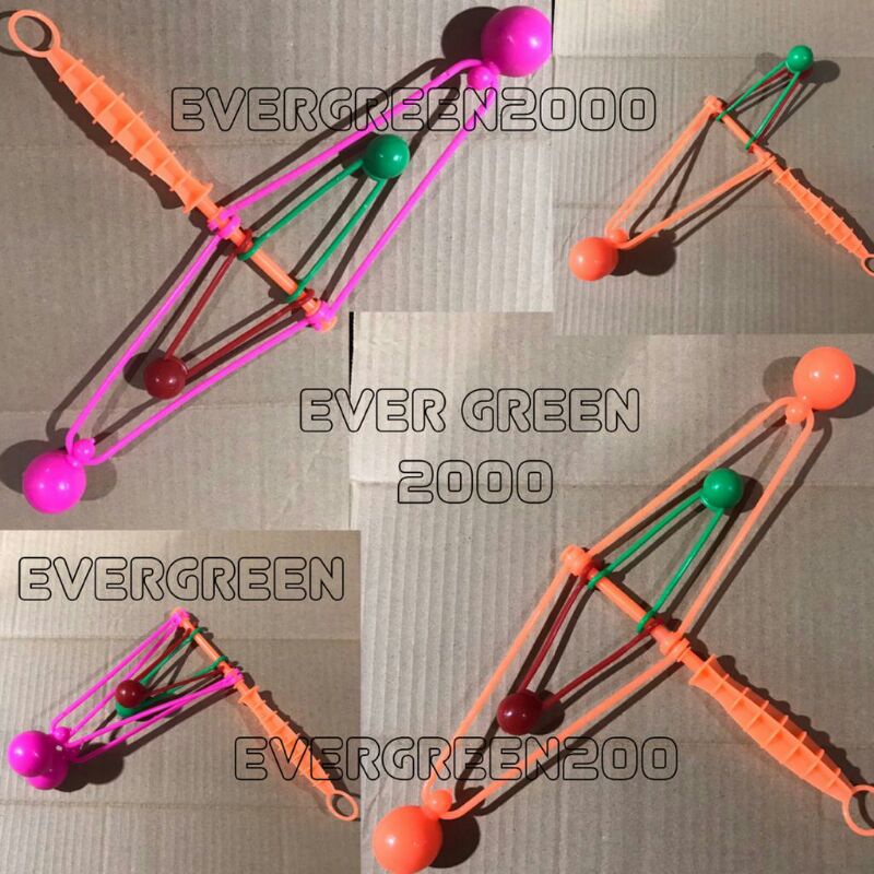 New Bola Latto Latto 3 in 1 (Tok Tak Besar Kecil) - Fantasy Ball - Double Action Lato Lato Gagang (w