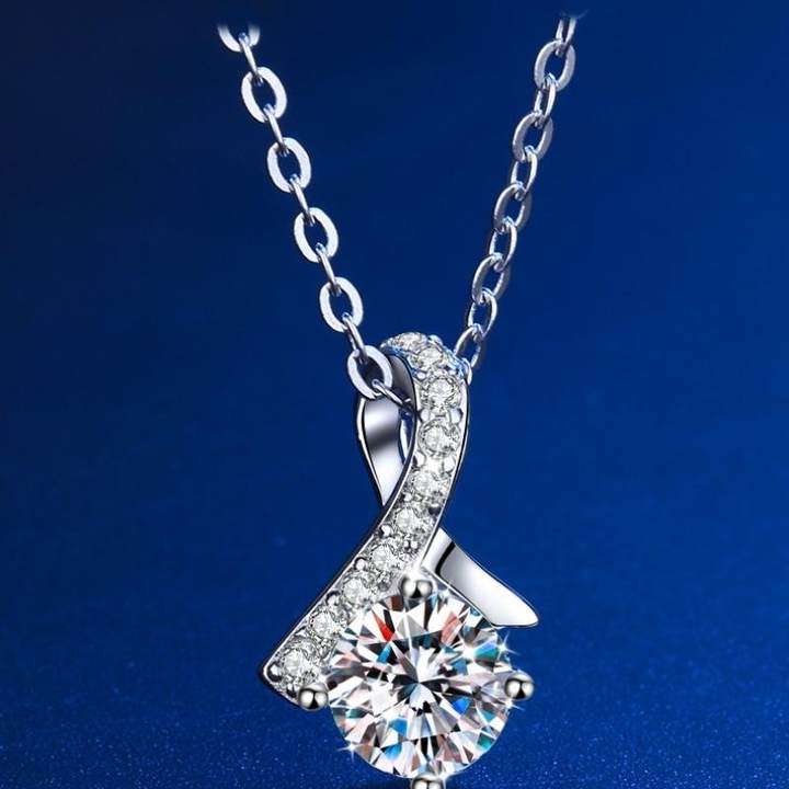 Adora Jewelry Berlian Eropa Asli Perhiasan Berlian Banjar Aksesoris Wanita Perhiasan Sterling Silver