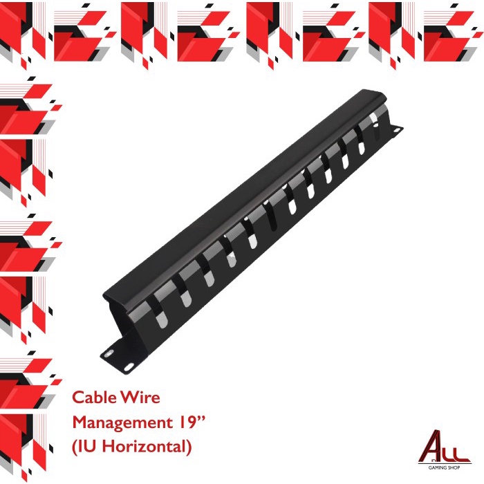 

Holder Cable Wire Management 19" 1U Horizontal