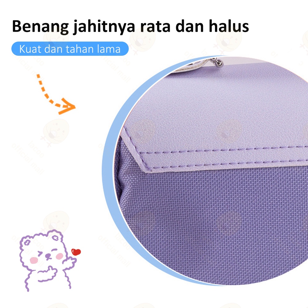 Poney Kotak pensil anak perempuan dekompresi lembut Tempat pensil anak berkapasitas besar Squishy pencil case anti air