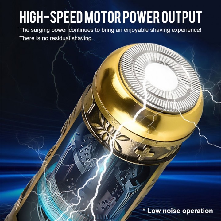 { OMG } Mesin Cukur Kumis Dan Jenggot Elektrik Mesin Pencukur Jenggot Mini Portabel Rechargerable