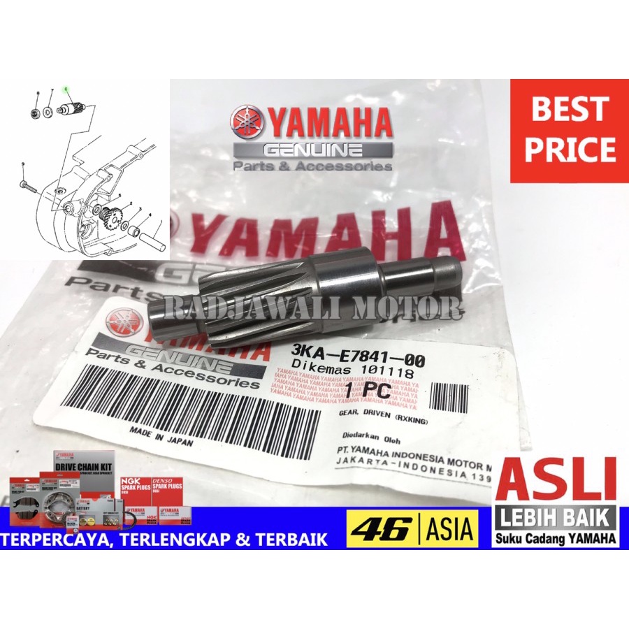 AS GIGI RPM RX KING ASLI ORIGINAL YAMAHA 3KA-E7841-00