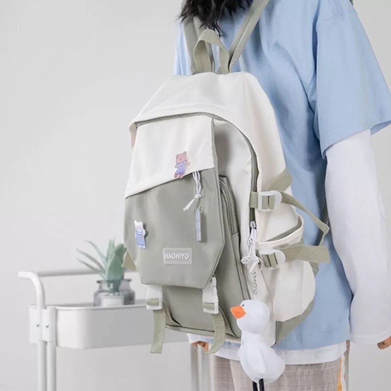 Tas Ransel Sekolah PIN Jumbo multifungsi/Tas Ransel Korea Tas Murah Backpack Wanita Tas Ransel Sekolah Tas Punggung Wanita