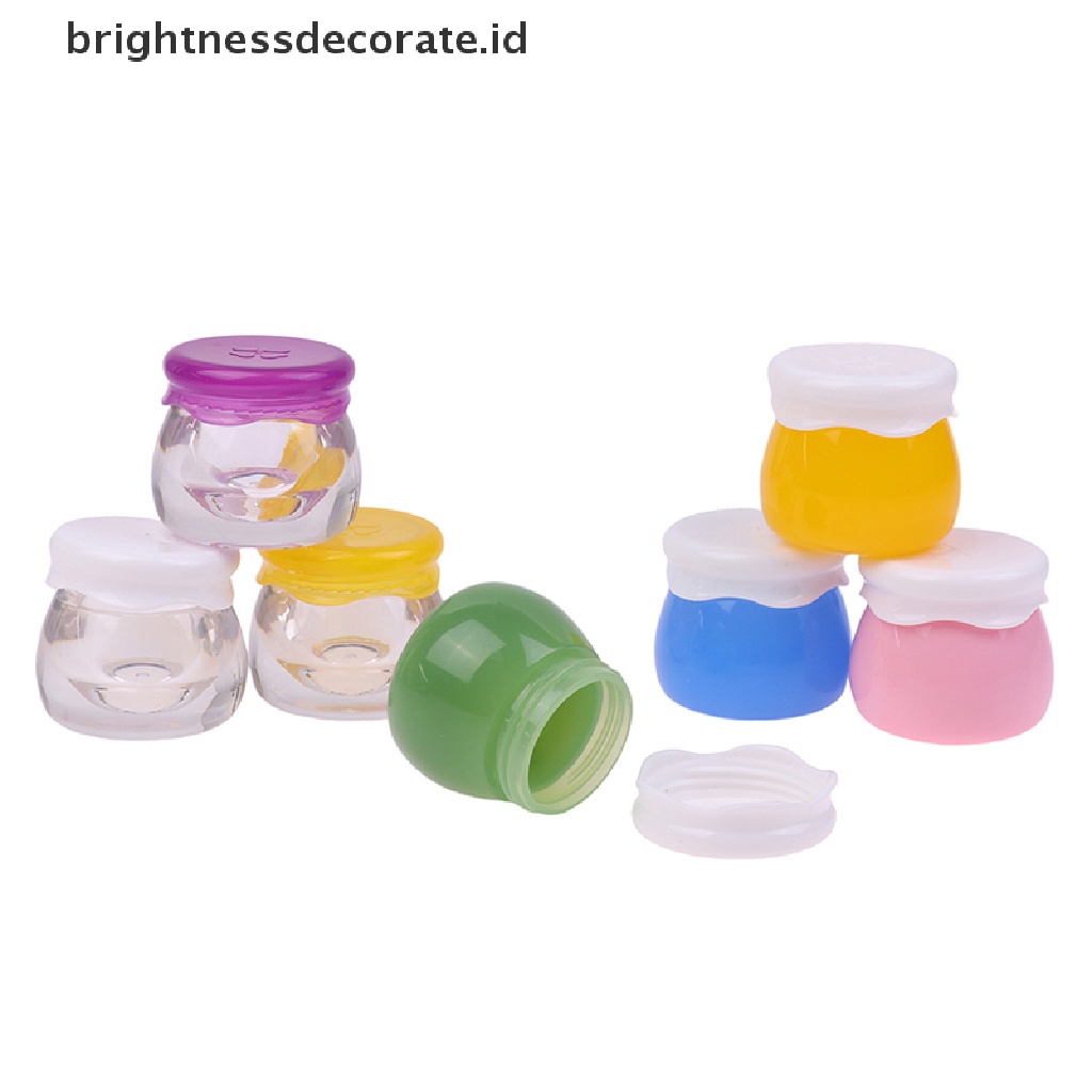 [Birth] 1pc Toples Selai Akrilik Transparan Botol Cream Wajah Wadah Bumbu Portable [ID]