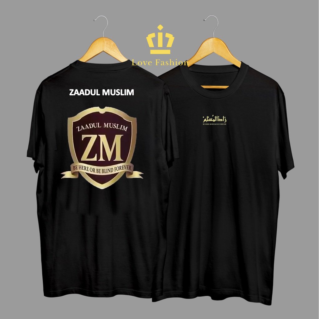 Kaos Tshirt Baju Distro Zaadul Muslim Habib Alwi Assegaf Premium Terbaru