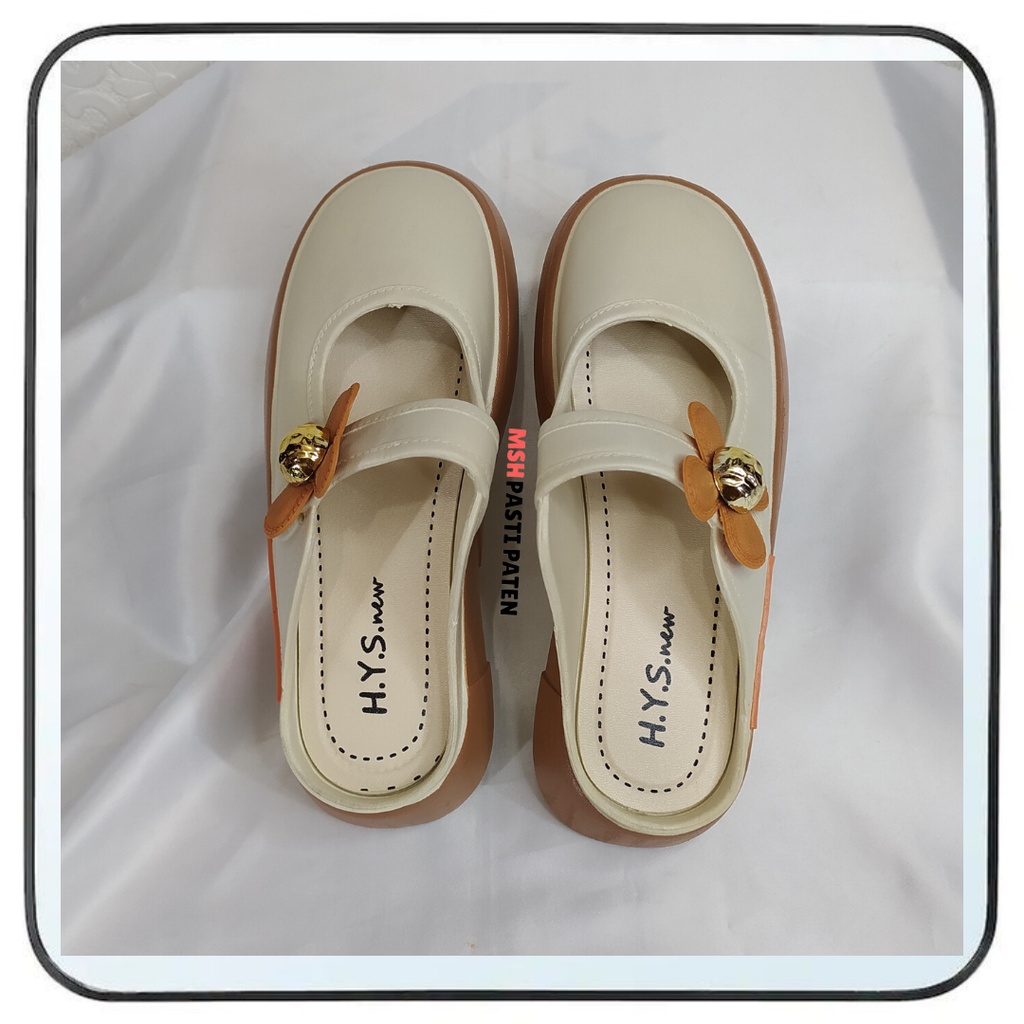 HYS 2338 / Sandal Wanita Karet Jelly Selop Terbaru Import