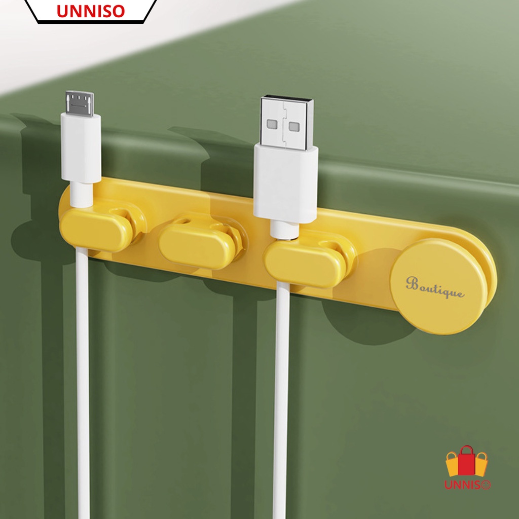 UNNISO - Hanger Klip Cable Organizer Multifungsi