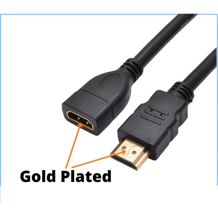 HDMI Extension 1,5M MALE TO FEMALE