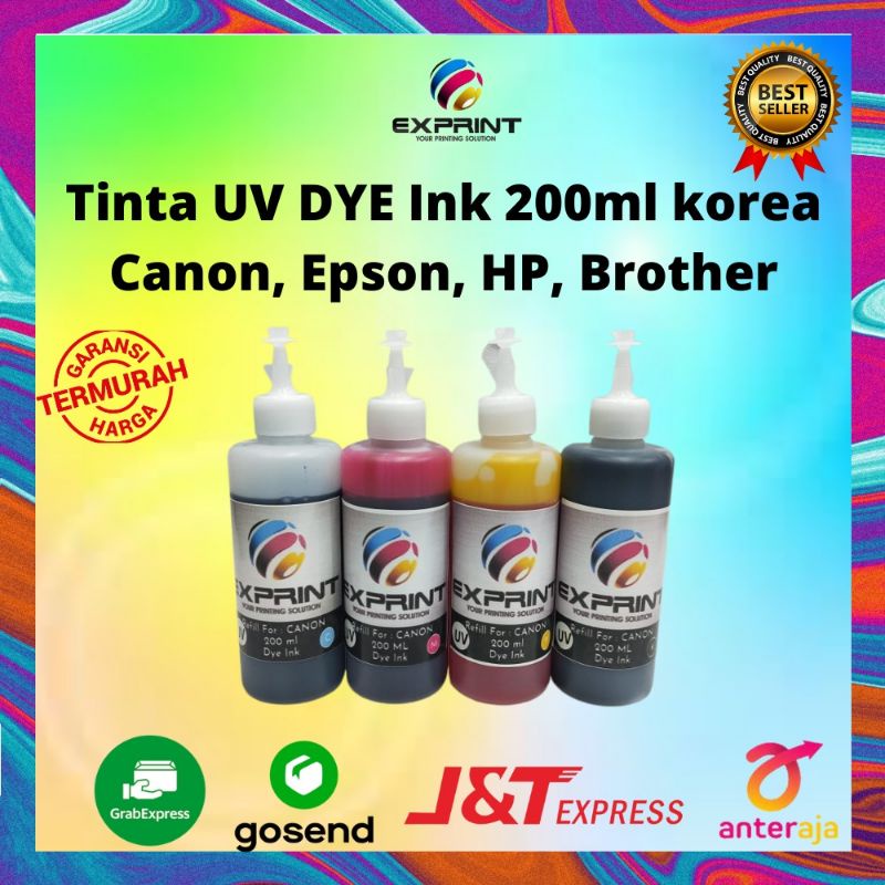 Tinta Refill Printer UV Dye Ink 200ml For Canon /Epson /Brother