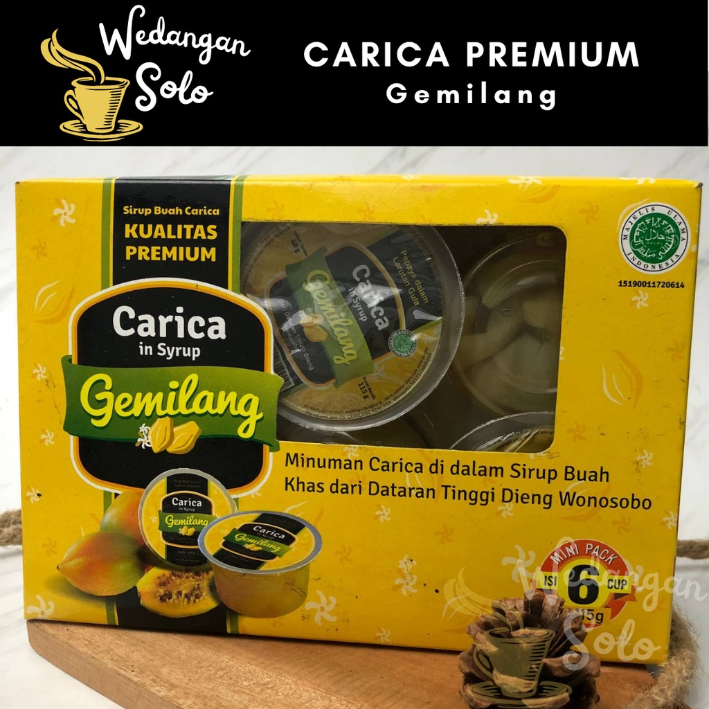 Carica Premium "Gemilang" Isi 6 Cup