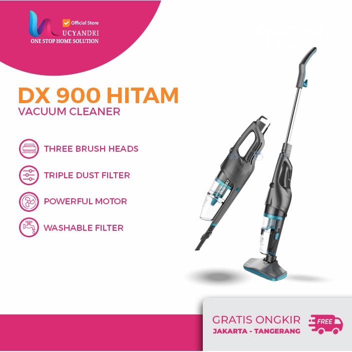 Handheld Vacuum Cleaner Deerma DX900 Penyedot Debu 2-in-1 (G/B)