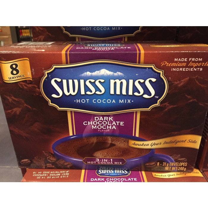 

Swiss miss dark chocolate 10s