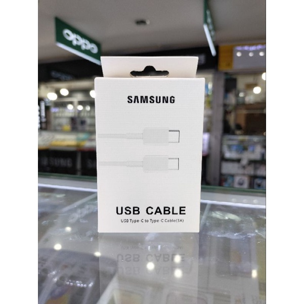 Charger Samsung Original 100% Fast Charging USB C to USB C / Kabel/ Adaptor 20 Watt/ Adaptor 45 Watt