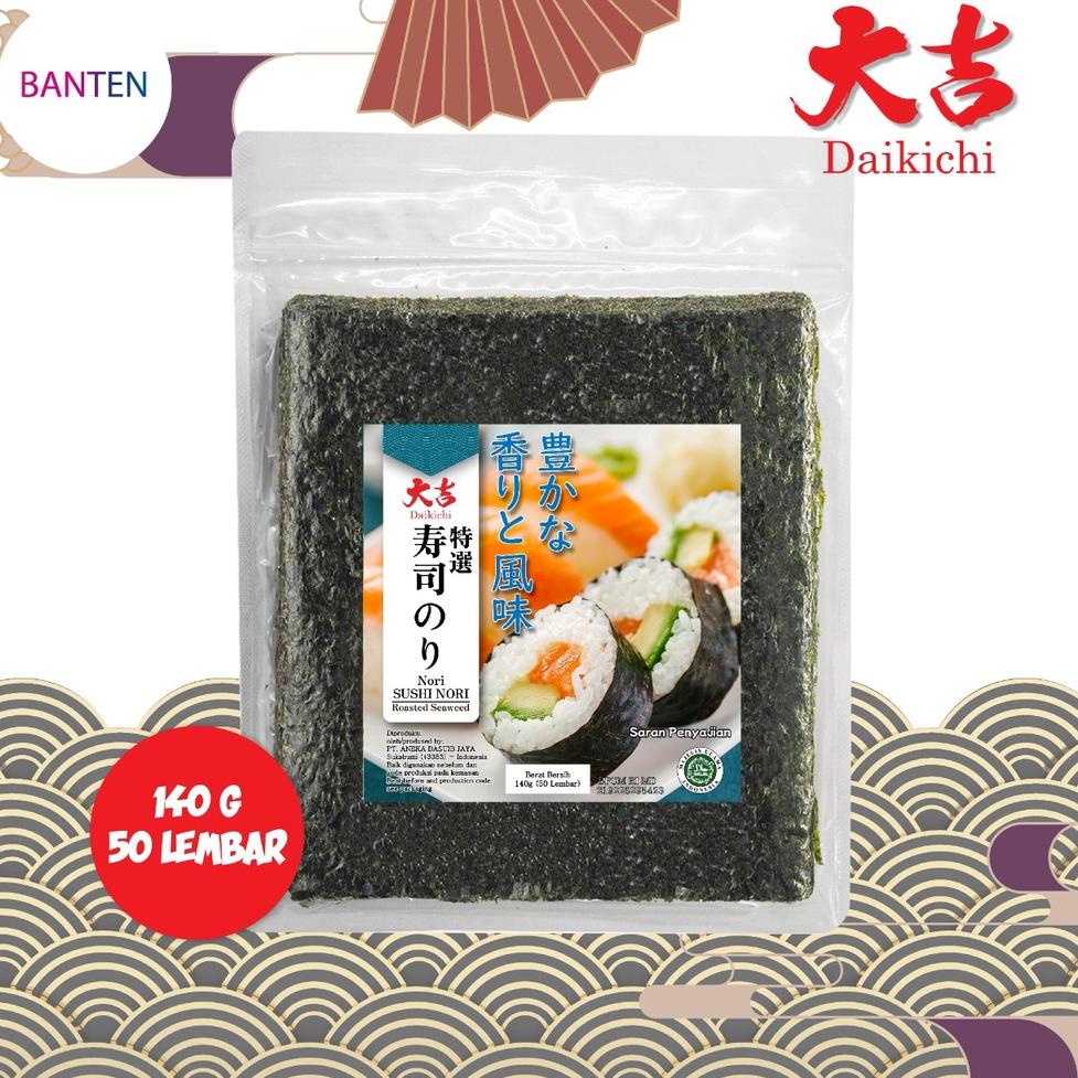 

Paling Popular.. Sushi Nori Daikichi HALAL Seaweed Rumput Laut Sushi Gimbap Korea NORI SEAWEED Z0Z