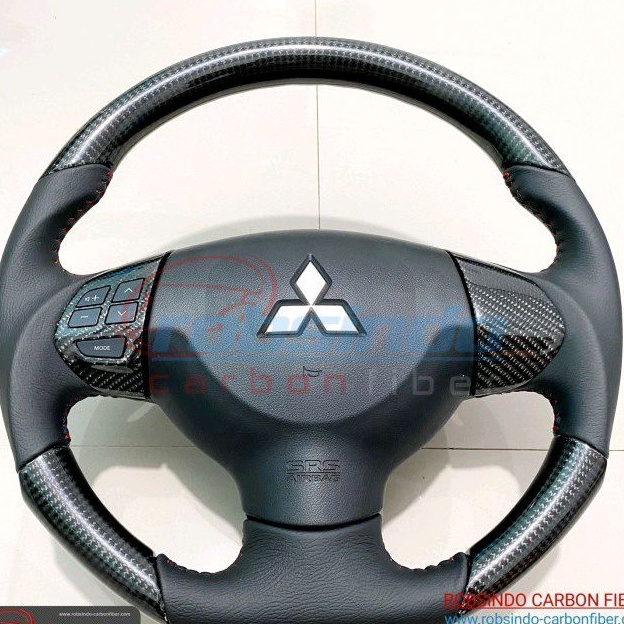 stir/setir/stering wheel mitsubishi pajero sport/outlander carbon