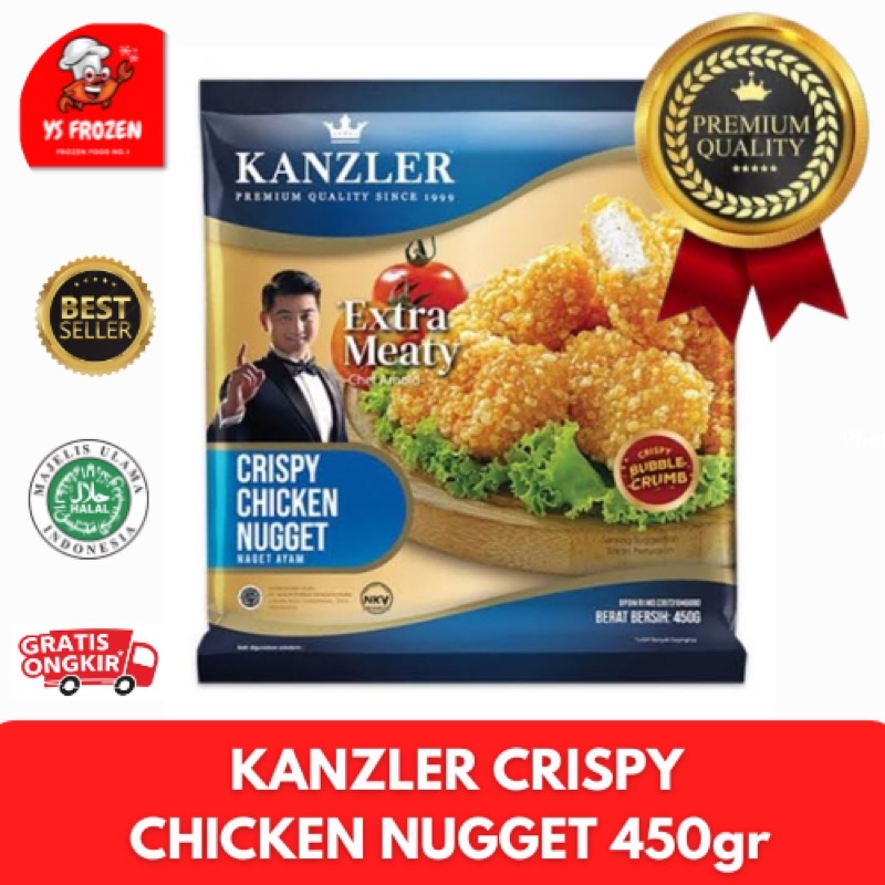 

Kanzler crispy chicken nugget 450gr / Frozen Food / YS Frozen Food / Frozen Food Palembang