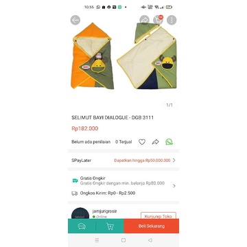 selimut bayi dialogue