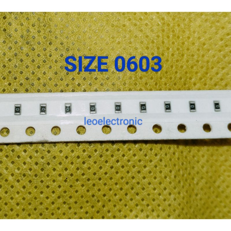 Resistor SMD 0R 0 ohm 0Ohm 0603