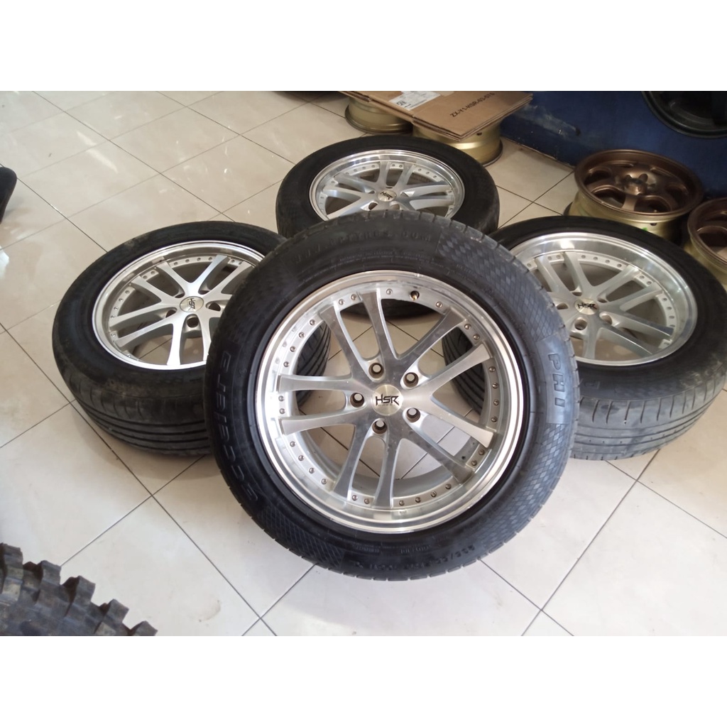 velg second hsr type shoji ring 17 + ban 235 55 r17 accelera, bisa dipakai di inova, rush, terios,vi