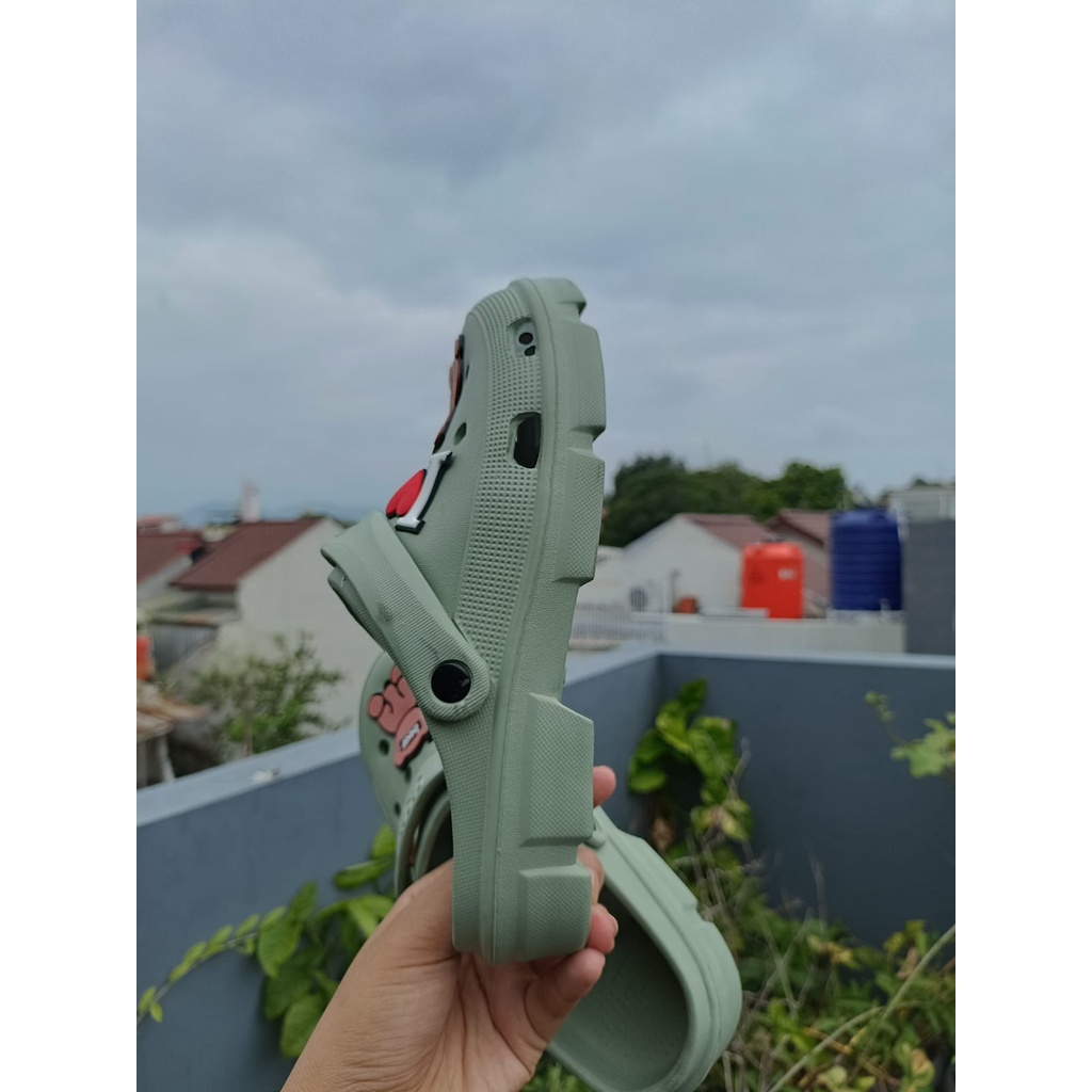 sandal baim golfer keuaran terbaru dan termurah 805 (36-40) sandal wanita  crocs terlaris