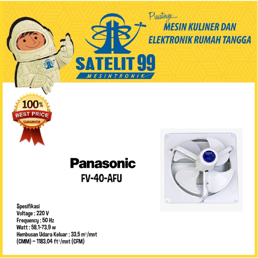 EXHAUST DINDING PANASONIC FV-40-AFU