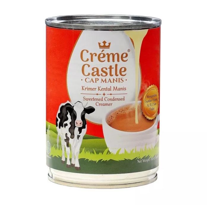 

1 dus isi 48 Susu Kental Manis Krimer Kental Manis Creme Castle 500 gram