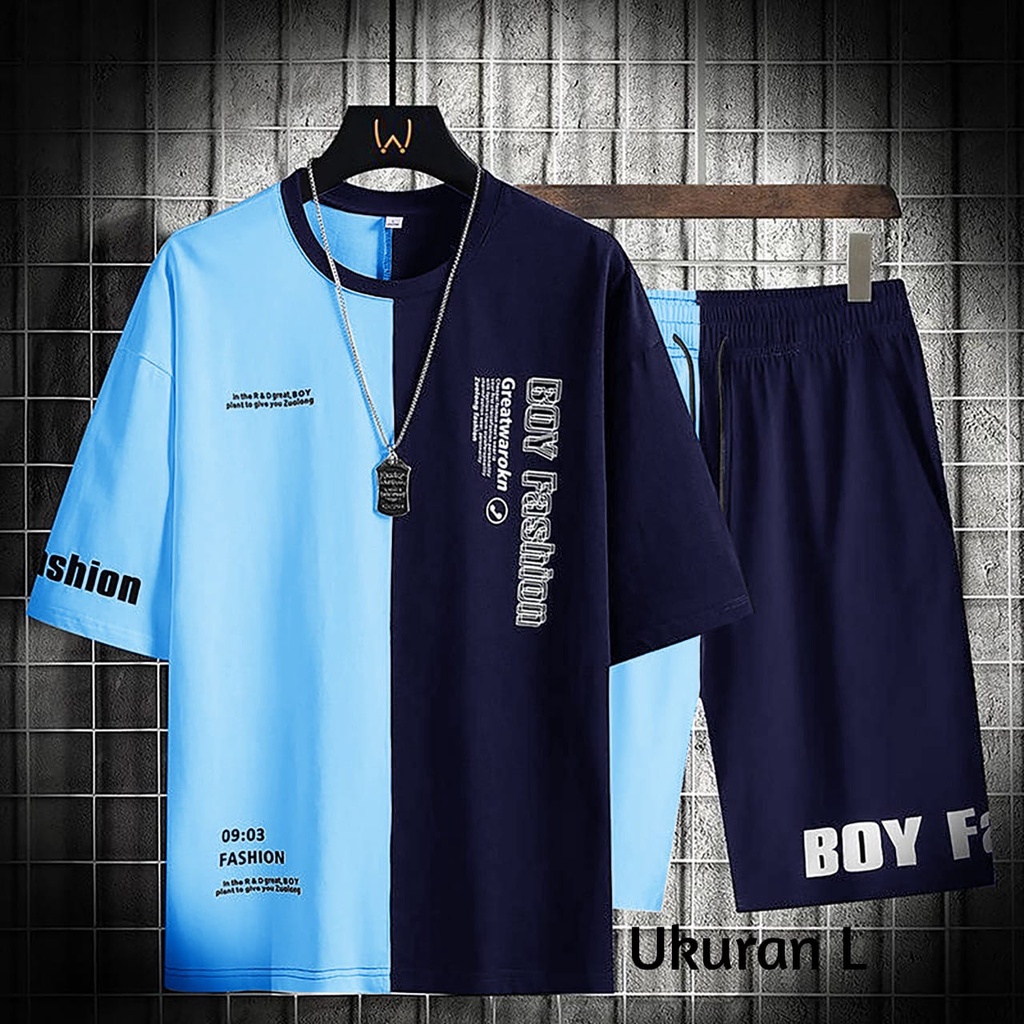 SETELAN BOY FASHION/SETELAN SET SETELAN LENGAN PENDEK