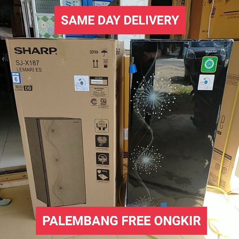 KULKAS 1 PINTU SHARP SJX 187 MG GARANSI RESMI SJX187 MG SJX 187MG SJX187MG