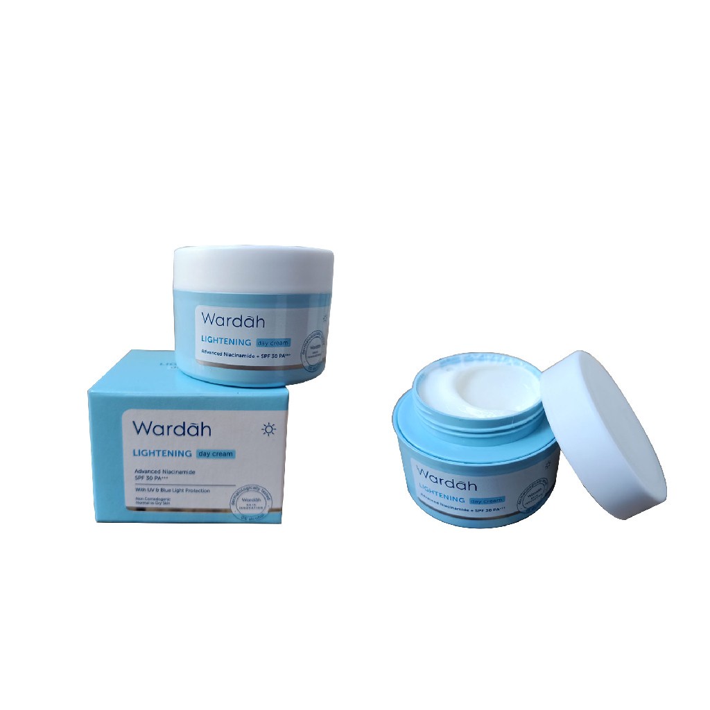 Qeila - Wardah Lightening Day Cream Advanced Niacinamide 30 g &amp; 20 g
