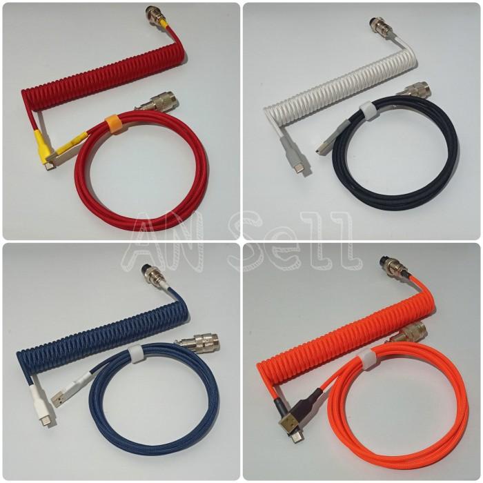 Mechanical Keyboard Cable Paracord / Coiled Cable / Coiled Kabel
