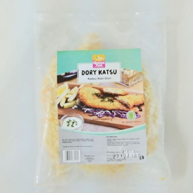 

Queen Food Dori Katsu 350gr Instant Sameday Ready Poris