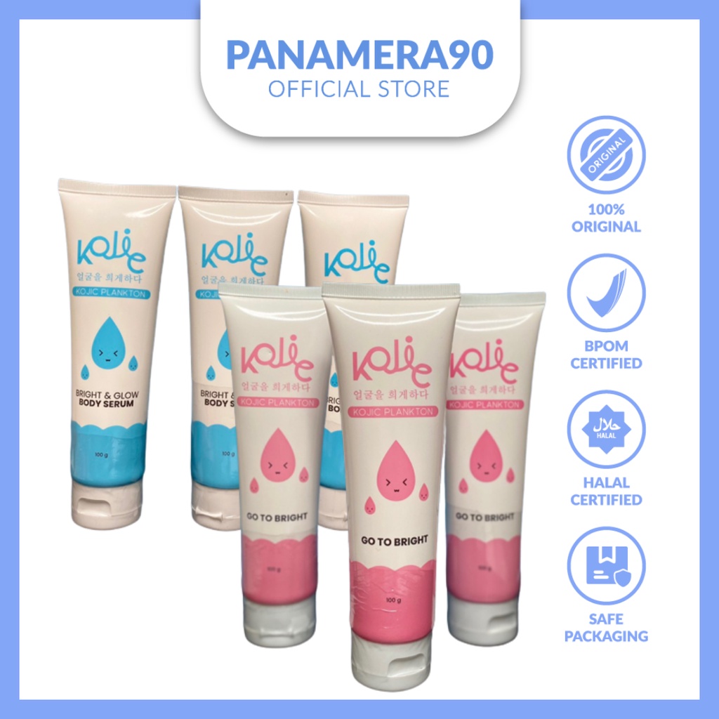 Jual KOJIC PLANKTON Body Serum Bright & Glow 100gram Shopee Indonesia