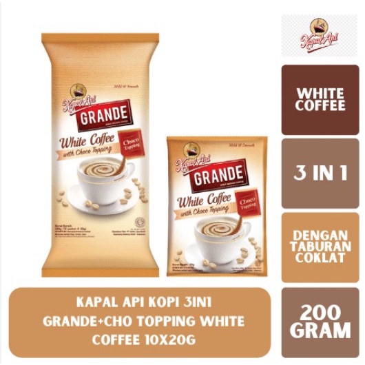 

Jual kopi sachet kapal api GRANDE 10's@renteng