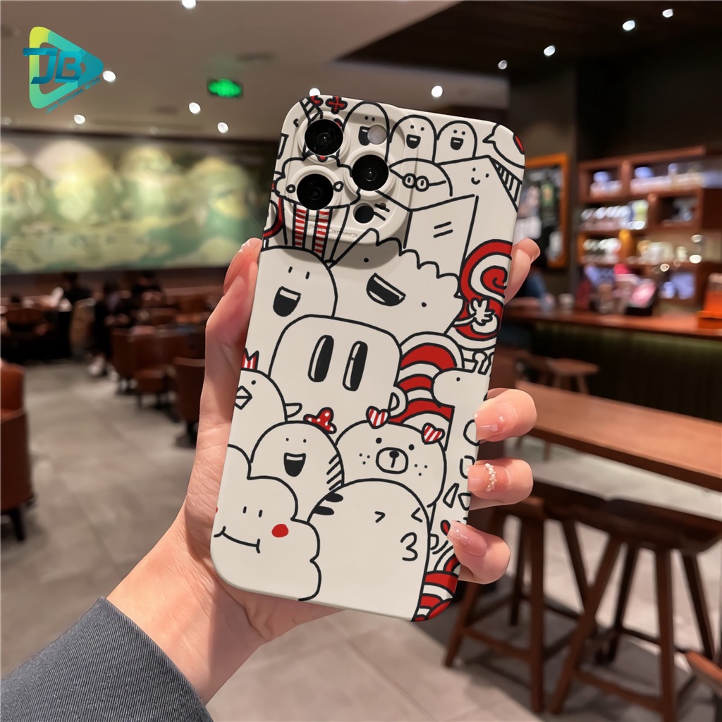CUSTOM CASE SOFTCASE SILIKON PROCAMERA ART DODLE CUSTOM INFINIX SMART 4 5 6 PLUS HOT 8 9 10 10S 11 12 12I PLAY NOTE 8 10 11 12 PRO JB6901