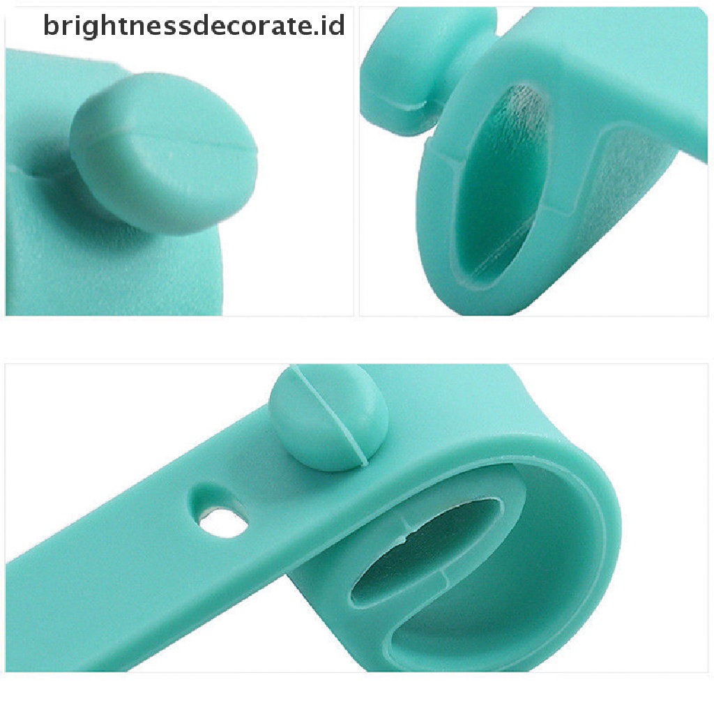 [Birth] Silicone Kabel Data Organizer Headphone Cord Finishing Buckle Wrap Tie Strap [ID]