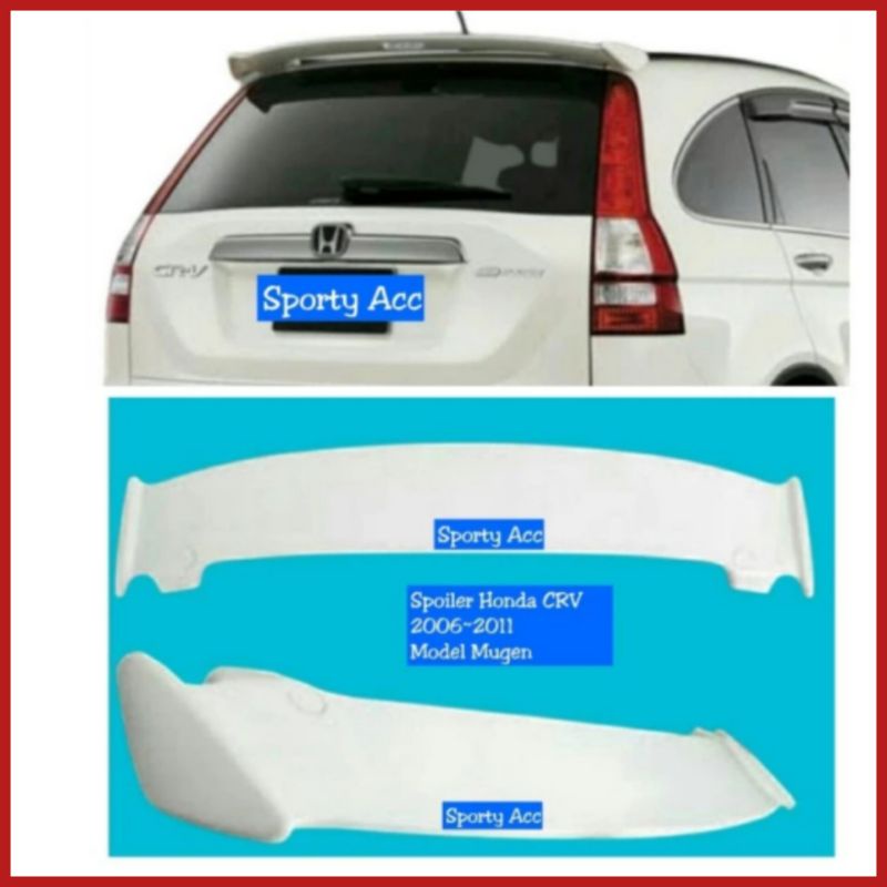 Spoiler Sayap Mobil CRV 2006-2011 Model Mugen