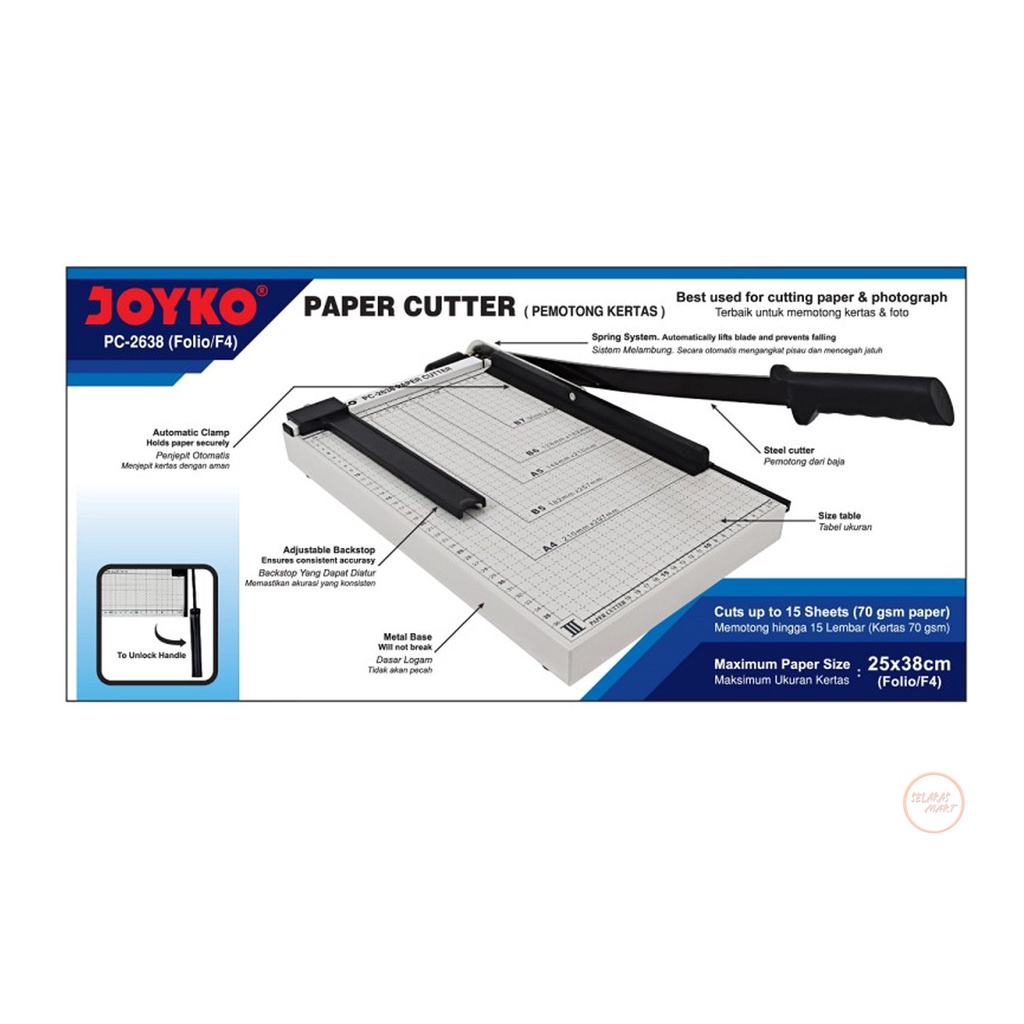 

JOYKO - Paper Cutter PC-2638 F4 - Pcs