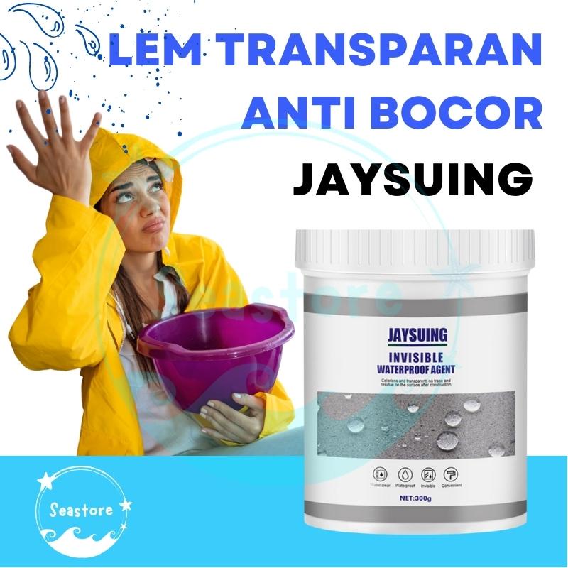 Jaysuing Lem Transparan Transparant Bening Anti Bocor Rembes Krembes Air Penambal Perekat Atap Rumah Genteng Keramik Dinding Tembok Kusen Plafon Jendela Retak Jaysuing Invisible Waterproof Original