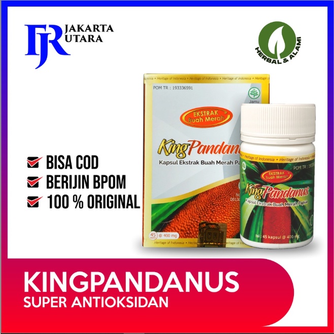 KING PANDANUS ORIGINAL OBAT TRADISIONAL  BUAH MERAH PAPUA