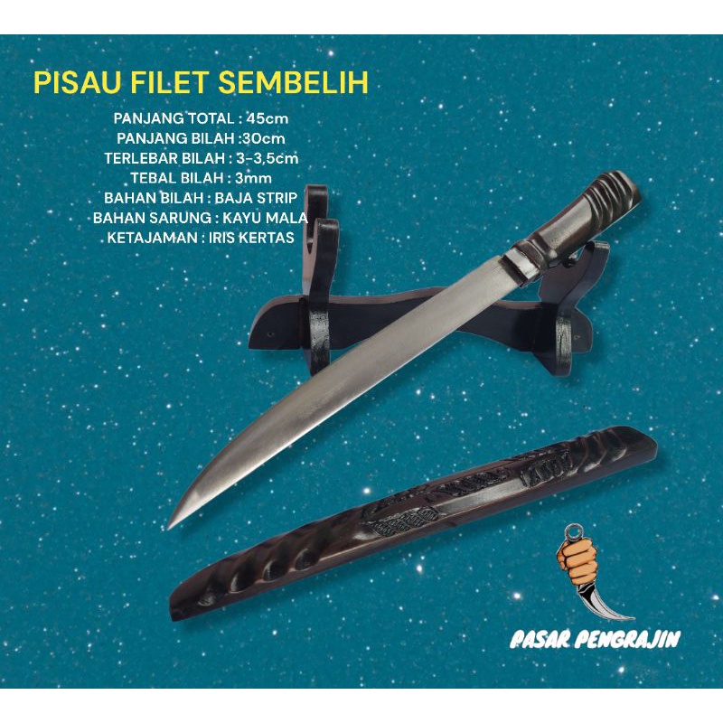 PISAU SEMBELIH SUPER TAJAM ASLI