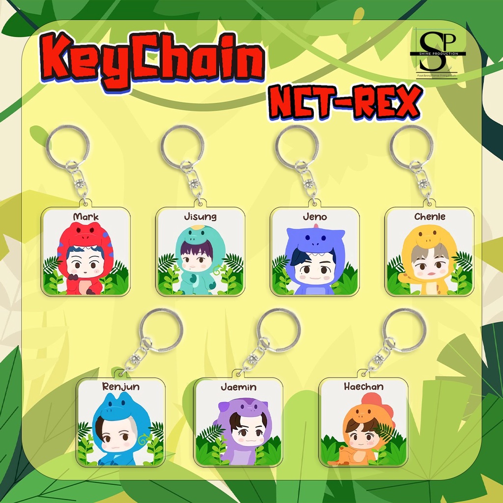 Gantungan Kunci NCT Rex Key Chain NCT Ring Premium 360 Derajat