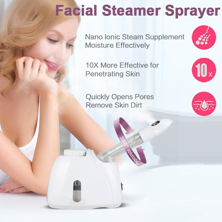 Jual steamer wajah hot alat uap wajah Face Sauna Facial Steamer Humidifier Whitening
