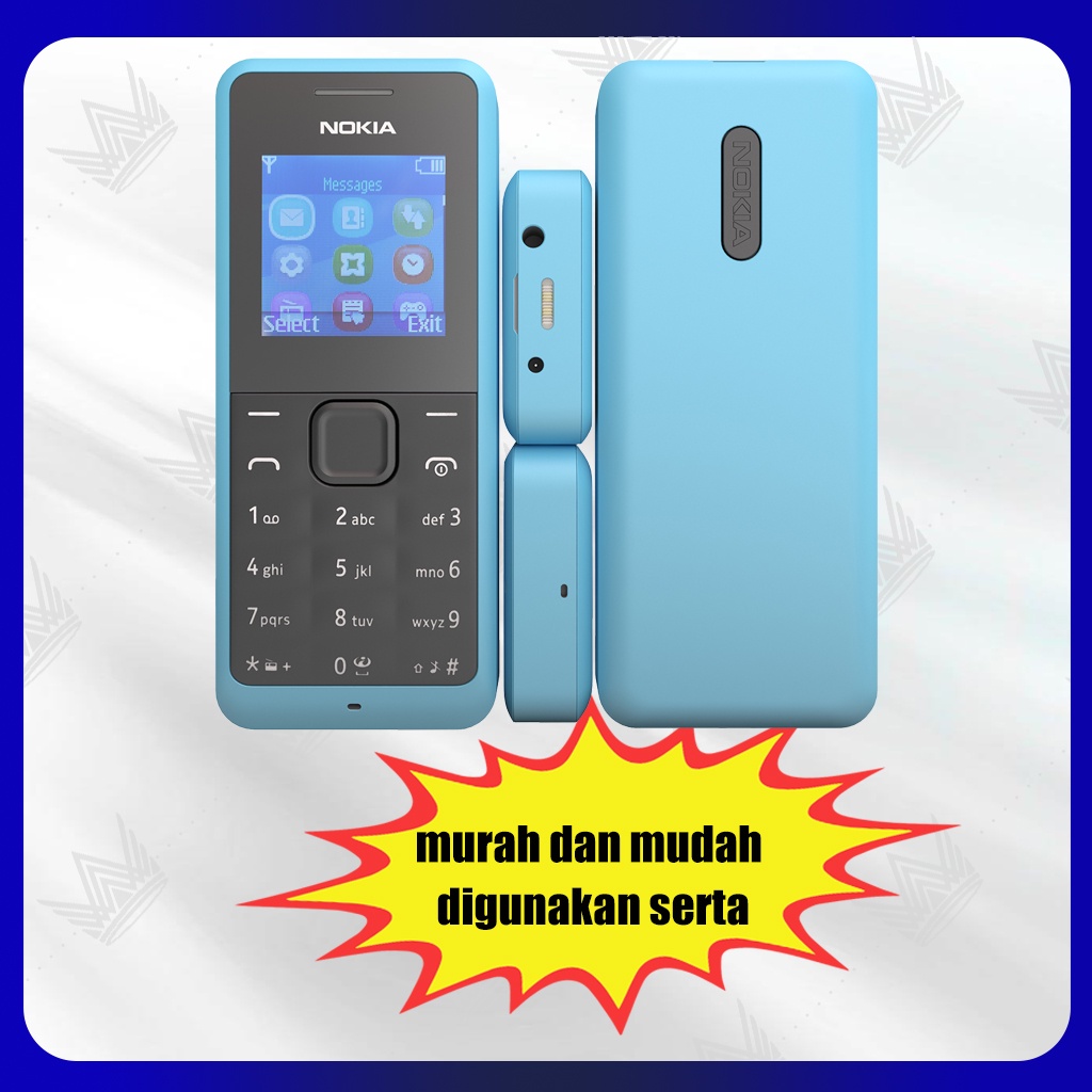 Judul Nokia 105 2016 FM Hp murah Mobile Phone Dual SIM