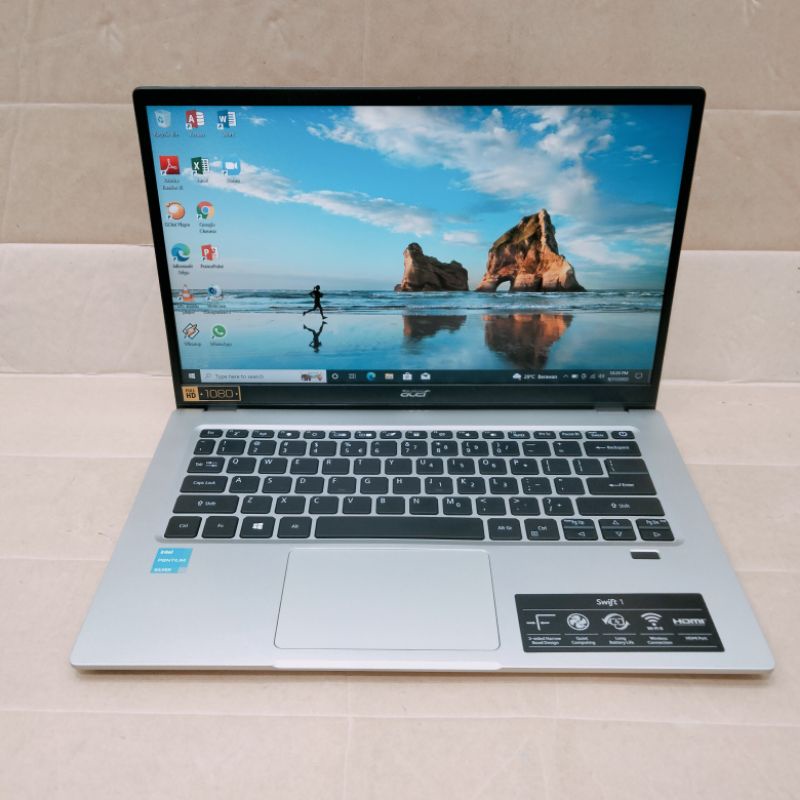 Laptop Acer Swift 1 Intel Pentium silver N6000 RAM 4 GB SSD 512GB