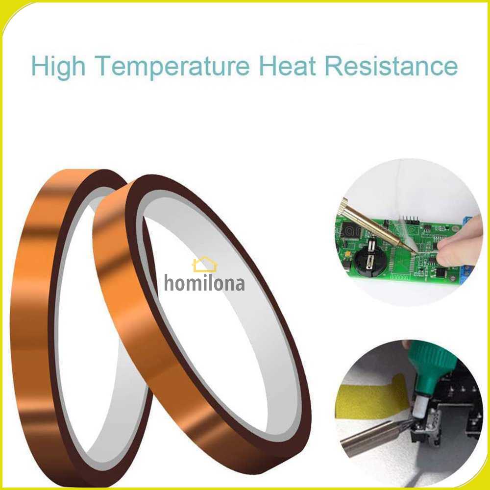 NIKTO Tape Lakban Heat Resistant Polyimide High Temperature Adhesive